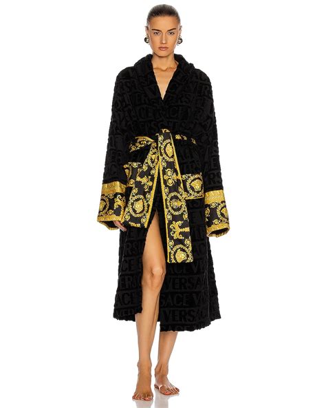 versace bathrobe womens|women Versace robe cheap.